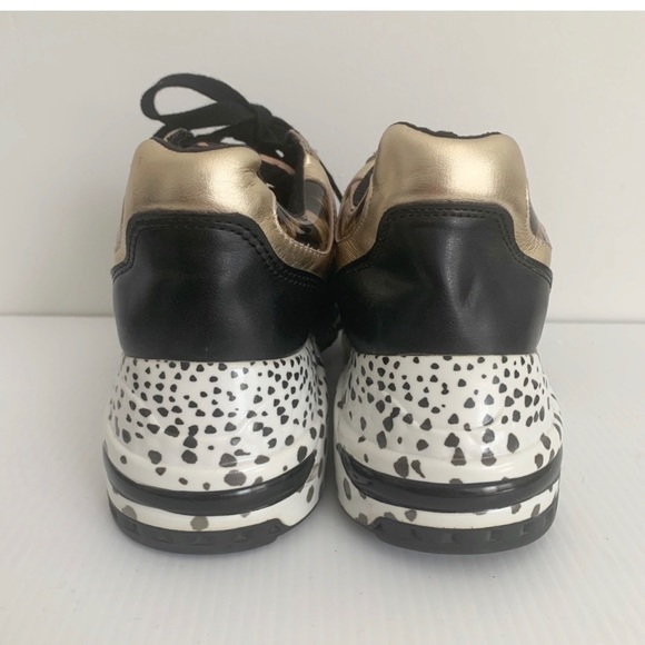 Steve Madden Leopard Print Platform Sneakers - Picture 3 of 8